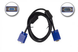 Wiretek VGA Monitor Hosszabbító kábel 1, 8m Apa/Anya