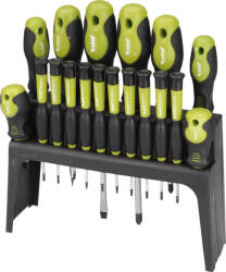 Extol EXTOL® Craft 18db-os csavarhúzó készlet műanyag tartóállvánnyal (53145)
