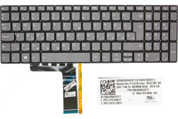 Lenovo IdeaPad 330S-15IKB, 720S-15IKB gyári új magyar szürke keret-nélküli háttér-világításos billentyűzet (PC5CB-HUN)