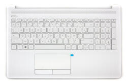 HP 15-DA000, 15T-DA100, 15-DB000, 15Z-DB000 sorozathoz gyári új fehér francia billentyűzet modul touchpaddal (L20388-051)