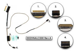 Acer ChromeBook AC720P, C720P (csak érintőkijelzős! ) gyári új LCD kijelző kábel (50. MJAN7.001, DDZHNALC030)