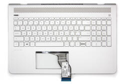 HP Pavilion 15-CC5, 15-CC6, 15-CC7, 15T-CC500 sorozathoz gyári új norvég ezüst háttér-világításos billentyűzet modul (929865-DH1)