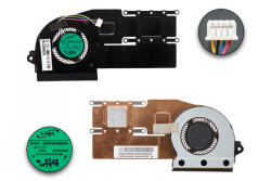 Adda Asus S200E, X201E, X202E gyári új komplett hűtő ventilátor egység, beszerelési lehetőséggel, (AB05105HX060B00)