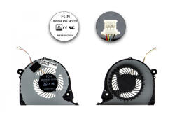 Forcecon Dell Inspiron 15 (7577) gyári új CPU hűtő ventilátor, beszerelési lehetőséggel, (DFS2000054H0T FJQS)