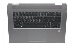 HP ZBook Studio G5 gyári új US angol sötétszürke háttér világításos billentyűzet modul (L30668-001)