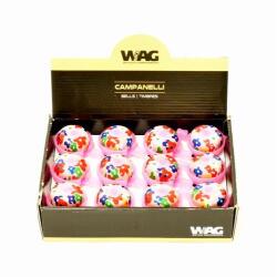 Csengő WAG Flowers pink 4db/csomag