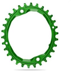 absoluteBLACK Lánckerék MTB OVAL 104BCD N/W zöld 30T (csavarok/hézagolók a csomagban)