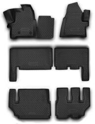 Novline Ford Tourneo Custom 2012-2018 (9 személyes) Novline méretpontos gumiszőnyeg szett (3D-16-53-210k_8204_ah)
