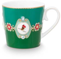 Pip Studio bögre Love Birds Medallion 250 ml - zöld Univerzális méret - answear - 6 290 Ft