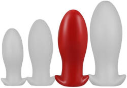 EggPlay Plug Drakar Egg L - prémium, érzéki tojás vibrátor, piros - szexvital
