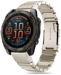 Tech-Protect Steelband szíj Garmin Fenix 5x / 5x Plus / 6x / 6x Pro / 7x / 8 51mm, titanium