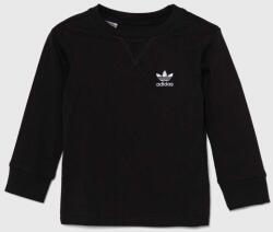 Adidas gyerek hosszúujjú LONG SLEEVE fekete, sima, IW1006 - fekete 68