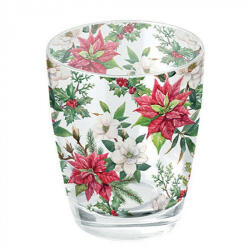 Ambiente Christmas florals üvegpohár 0, 25l (34318875)