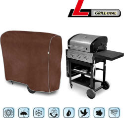 Kegel-Blazusiak Husă de protecție pentru grătar de grădină (110 x 101-120 x 60 cm) trapezoidală L (KEGELBLAZUSIAK-5-4817-241-2099)