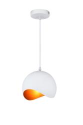 GTV OS-MAV-04-DEC Mennyezeti lámpatest MAVIA, 4949, AC220-240V, 50/60Hz, 1*E27, IP20, átmérő 20CM, egyes, fehér/arany (OS-MAV-04-DEC)