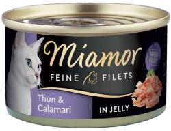 Miamor Feine Filets Thun&Calamari in Jelly 100gr (tonhal, tintahal aszpikban)