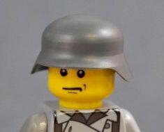 BrickArms - Acél sisak (Ezüst) (BA012)