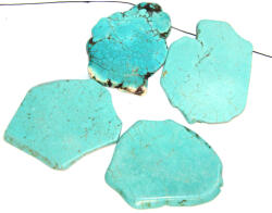 Magnezit Colorat cu Gaura Neregulat 65-75 x 55-62 mm - Margele Pietre Semipretioase - 1 Buc