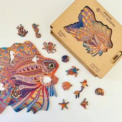 Lubiwood Funky hal fa puzzle (mp-funkyfish-a4)