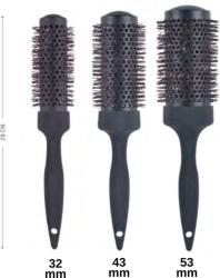 Perfectbeauty Set 3 perii termice cilindrice CAMELEON (32 + 43 + 53 mm) (C7722)