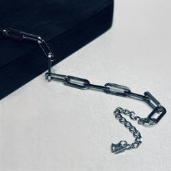WHITE'S Ezüst nemesacél láncos karkörő