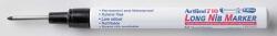 Artline Marker Artline 710, pentru locuri greu accesibile, corp metalic, varf lung, 1, 0mm - negru (EK-710-BK) - forit