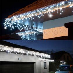 Sumker Jégcsap Formájú Led-es Karácsonyi Fényfüzér 8db 50cm Jégcsap 4.1m Színes