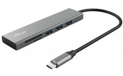 Trust Halyx 3xUSB 3.2 Gen + Card Reader (24191)
