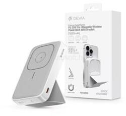 DEVIA ST395789 Extreme Speed Series 3in1 Magnetic vezeték nélküli PD 20W 10.000 mAh powerbank (fehér) (ST395789) (ST395789)