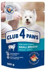 CLUB 4 PAWS Plic Club 4 Paws Caini Talie Mica cu Miel in Sos, 100 g