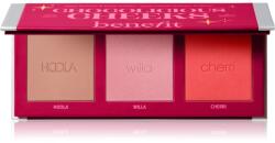 Benefit Chocolicious Cheeks multifunkciós arc paletta 3x2.5 g