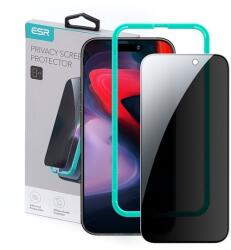 ESR GP-149607 iPhone 15 Pro Max fekete 2.5D 9H üveg kijelzővédő + segédkeret (GP-149607)