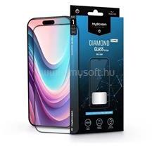 MyScreen MSP MD9229 DGLFG iPhone 16 2.5D 9H fekete üveg kijelzővédő (MS238243) (MS238243)