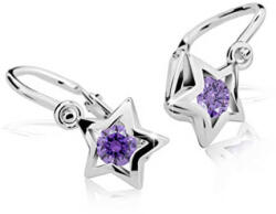 Cutie Jewellery Gyermek fülbevaló C1942-10-X-2 lila