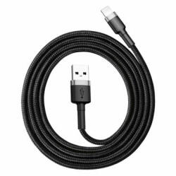 Baseus Cablu Date/Incarcare Baseus USB-A - Lightning 18W 1m Gri