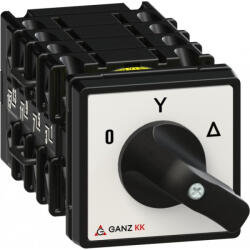 Ganz Ganz motorkapcsoló, fogantyús kézikapcsoló 20A, csillag-delta átkapcsoló IP44 (KK0-20-6009) (1AC6009AA00M40)