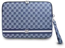 DKNY PU Leather Checkered Pattern and Stripe 13/14" Blue (DKCS14PVSHLB)