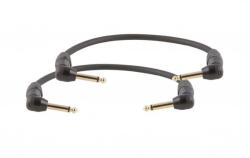DH DHS600LU030 hangszerkábel, 2db, 30cm, ONEHERO pipás 6, 3mm monó jack dugó - pipás 6, 3mm monó jack dugó (DHS600LU030)