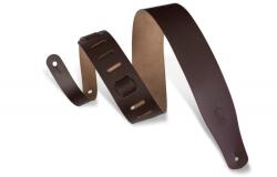 Levy's M26-DBR Gitárpánt, bõr, 6cm széles 96-130cm hosszú, sötét barna (M26-DBR)