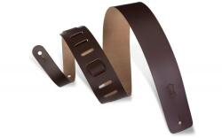 Levy's M1-DBR Gitárpánt, bõr, 6cm széles, 94-130cm széles, sötét barna (M1-DBR)