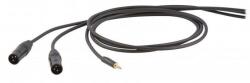 DH DHS595LU5 jelkábel, 5 m ONEHERO "sztereó Y" 3, 5mm sztereó jack dugó - 2x 3P XLR papa (DHS595LU5)