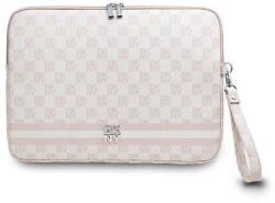 DKNY PU Leather Checkered Pattern and Stripe 13/14" Pink (DKCS14PVSHLP)