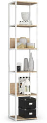 AKORD Fém Polcrendszer - Loft Stílus - 6 Polc - 40x192x32 cm (REGMETBIASONCL400)