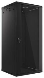 Lanberg 19" 27U Falra szerelhető Rackszekrény Black (WF01-6627-10B) - pcland