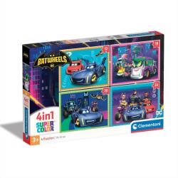 Clementoni Puzzle Supecolor 4 az 1-ben - Batwheels (21529)