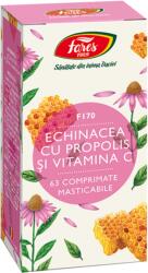 Fares Echinacea cu propolis si vitamina C, 63 comprimate, Fares