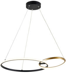 Rábalux RBL72296 Emilion Beltéri lámpa Függeszték fekete/ arany, fehér LED 36 IP20 (RBL72296)