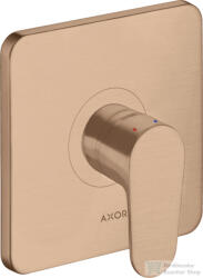 Hansgrohe AXOR Citterio M falsík alatti kád/zuhany csaptelep alaptest nélkül, szálcsiszolt vörös arany hatású 34625310 (34625310)