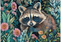 Cherry Pazzi 30851 - Raccoon in Flowers - 1000 db-os puzzle (30851)