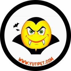MONTANA DOG Grafikus címke XXS-S2 méretű Yutipet hámokhoz (Vámpír citromfej)